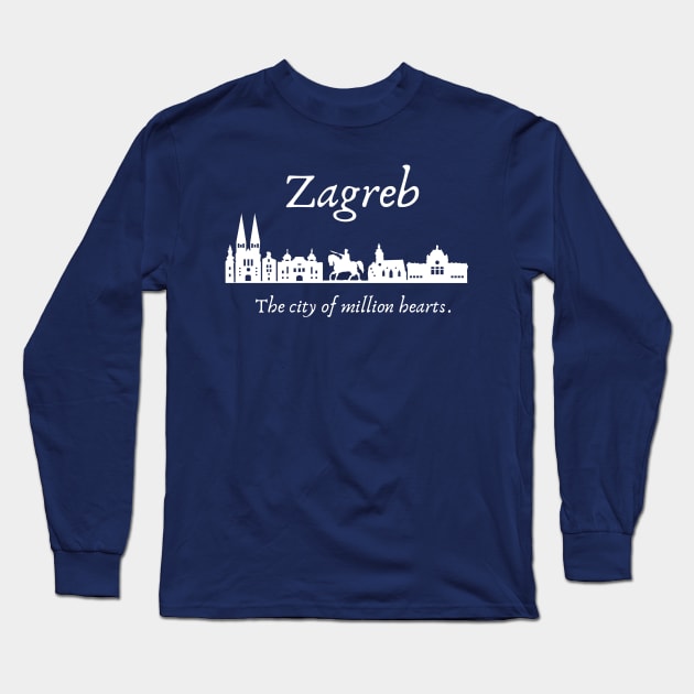 Zagreb Long Sleeve T-Shirt by bloggi